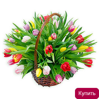 Корзина Весенняя палитра